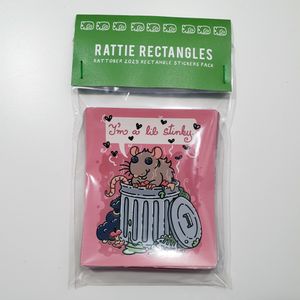 Rattober 2025 Sticker Pack - Rattie Rectangles