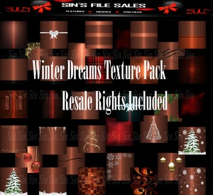 ❉Winter Dreams Texture Pack / Resale Rights Included❉