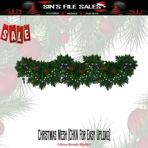 🎄Christmas animated Garland (CHKN File for Easy Upload)🎄