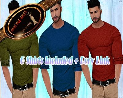 •Mens Shirt Set• 6 Shirts+Derv Link