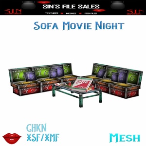 Sofa Movie Night * Mesh