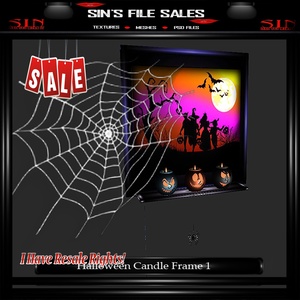 Spider Candle Frame Mesh