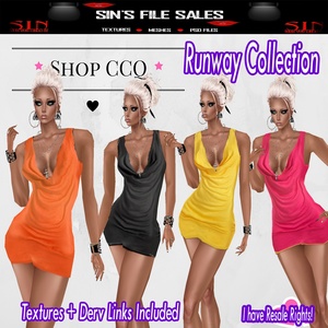 Runway Collection ( 4 Dresses Included)