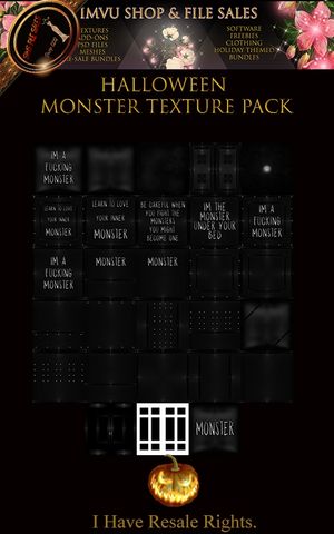 🎃 Halloween Monster Texture Pack🎃