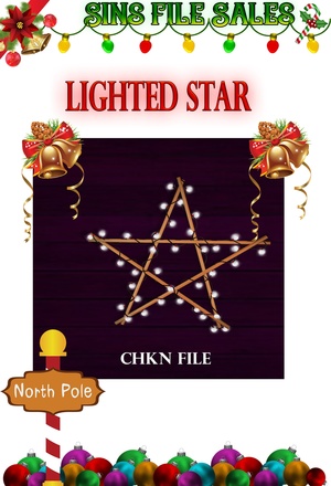 Lighted Star CHKN