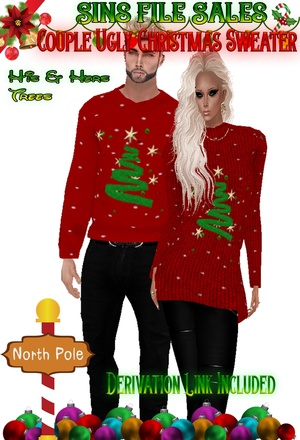 Ugly Christmas Sweaters His &amp; Hers *VT2