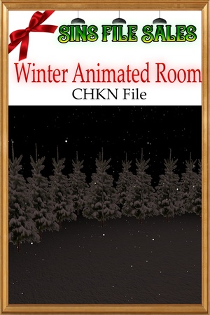 Winter Room Mesh *Animated Snow* Chkn