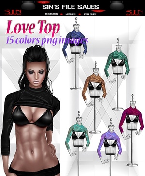 Love Top * 15 Colors + Derv Link