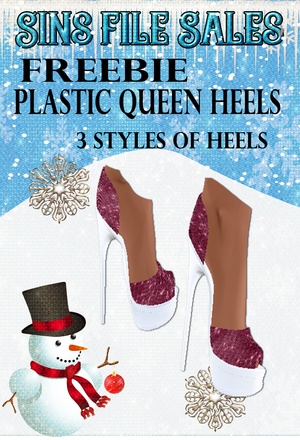 Freebie :Plastic Queen Heels *CHKN