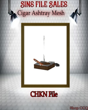 •Cigar Ashtray Set Mesh •