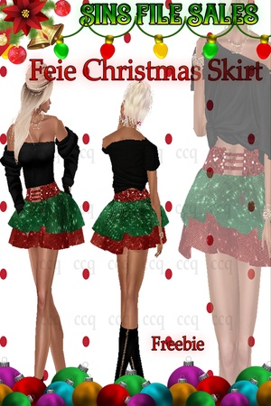 Freebie:Christmas Skirt 🎅 