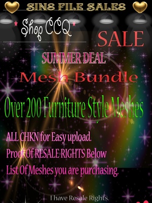 ♥HUGE SUMMER MESH DEAL♥ Over 200 Furniture Meshes! Limited Time Only!