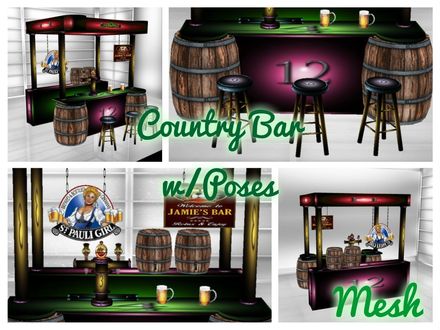 Country Bar w/Poses