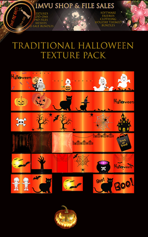 🎃Traditional Halloween Texture Pack- 35 Files