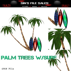 Palm Tree/Surf Mesh