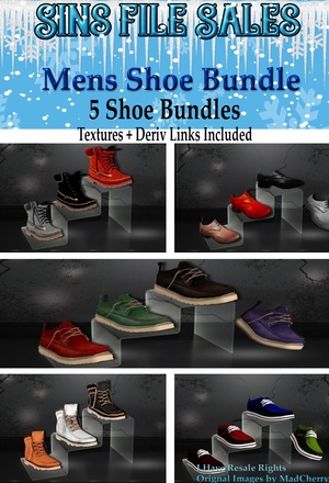 Mens Shoe Bundle *5 bundles Included 