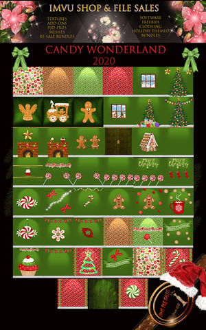 Candy Wonderland Texture Pack 2020 - 45 Files