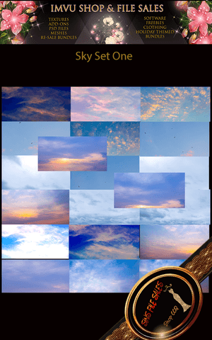 Sky Texture Pack Set 1- 20 Files