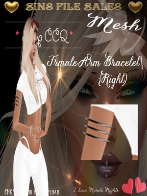 Right Upper Arm Bracelet Mesh