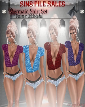 Mermaid Shirt Set 