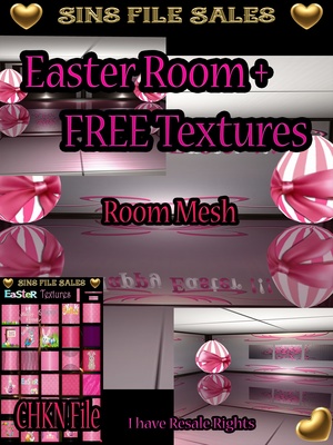 Easter Room Mesh + FREE Easter Texture Pack