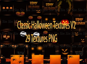 Halloween Classic Textures V2 * 29 PNG.. You may use on your alt account*