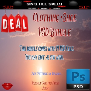 Clothing PSD Bundle