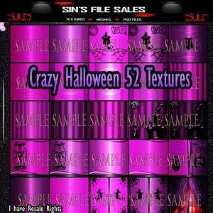 CrAzY Halloween Room Textures /52 Textures