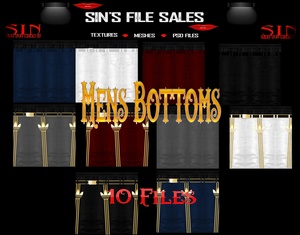 Mens Bottoms * 10 Files