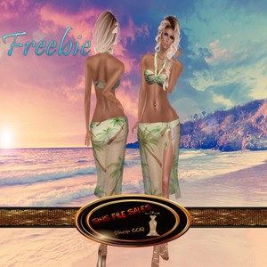 Freebie *Summer Palm Bikini