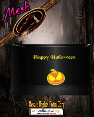 Happy Halloween Wall Sign *Animated Colours*