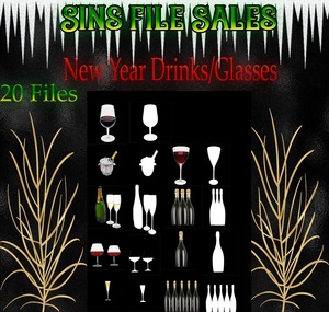 New Year Drinks/Glasses