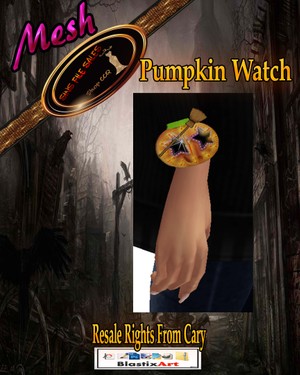 💀Halloween Pumpkin Watch Mesh•CHKN💀