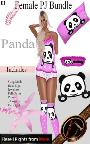 •Panda PJ Bundle-7 Colours•