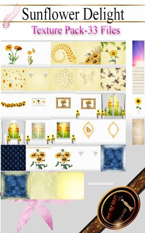 •Sunflower Delight Texture Pack•