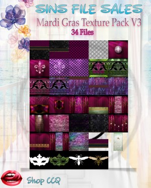 •Mardi Gras Texture Pack V3•