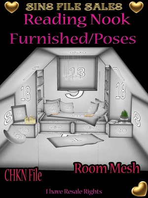 Reading Nook Mesh Furnished w/Poses