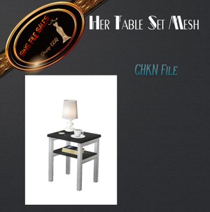 •HER Table Set Mesh•CHKN