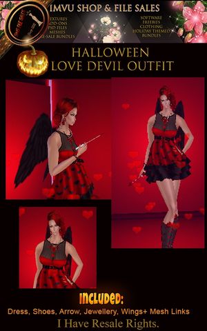 Halloween- Love Devil Outfit🎃