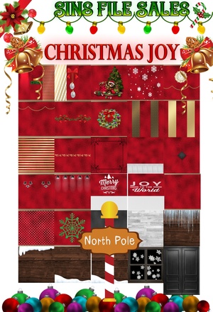 Christmas Joy Texture Pack *35 PNG