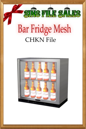 Bar Fridge with Bottles CHKN