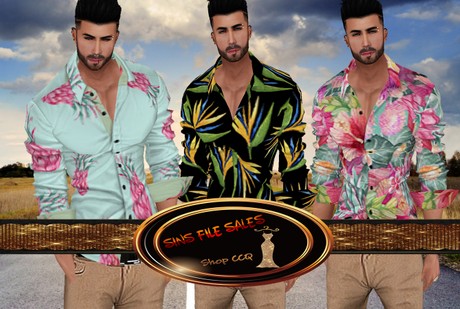 •Dawe Mens Summer Shirts• 3 Shirts Included + Derv Link