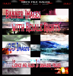 Banner Images w/Resale Rights *25 Images