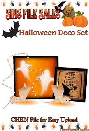 Halloween Decor Set