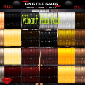 Vib Hair Pack* 25 Hair Textures