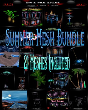 Huge Summer Mesh Bundle *21 Meshes Included