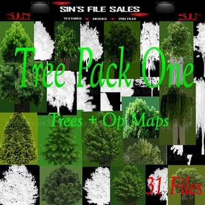 Tree Pack One *35 Files