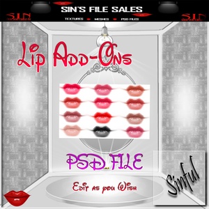 Lip Add-Ons * PSD File