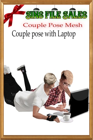 Couple Pose with Laptop *CKHN