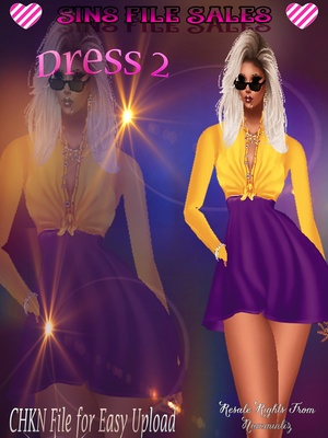 Dress 2 *CHKN Included ( Click for Purchase Link $1.25)